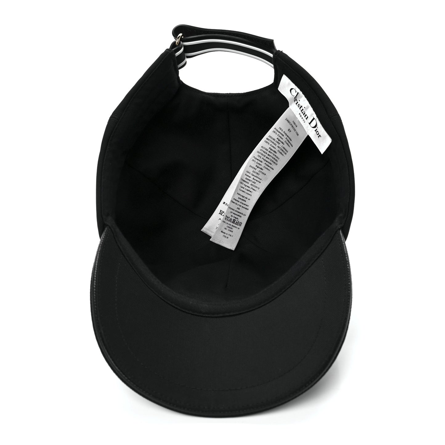 Cotton D-Player Cap 57 Black