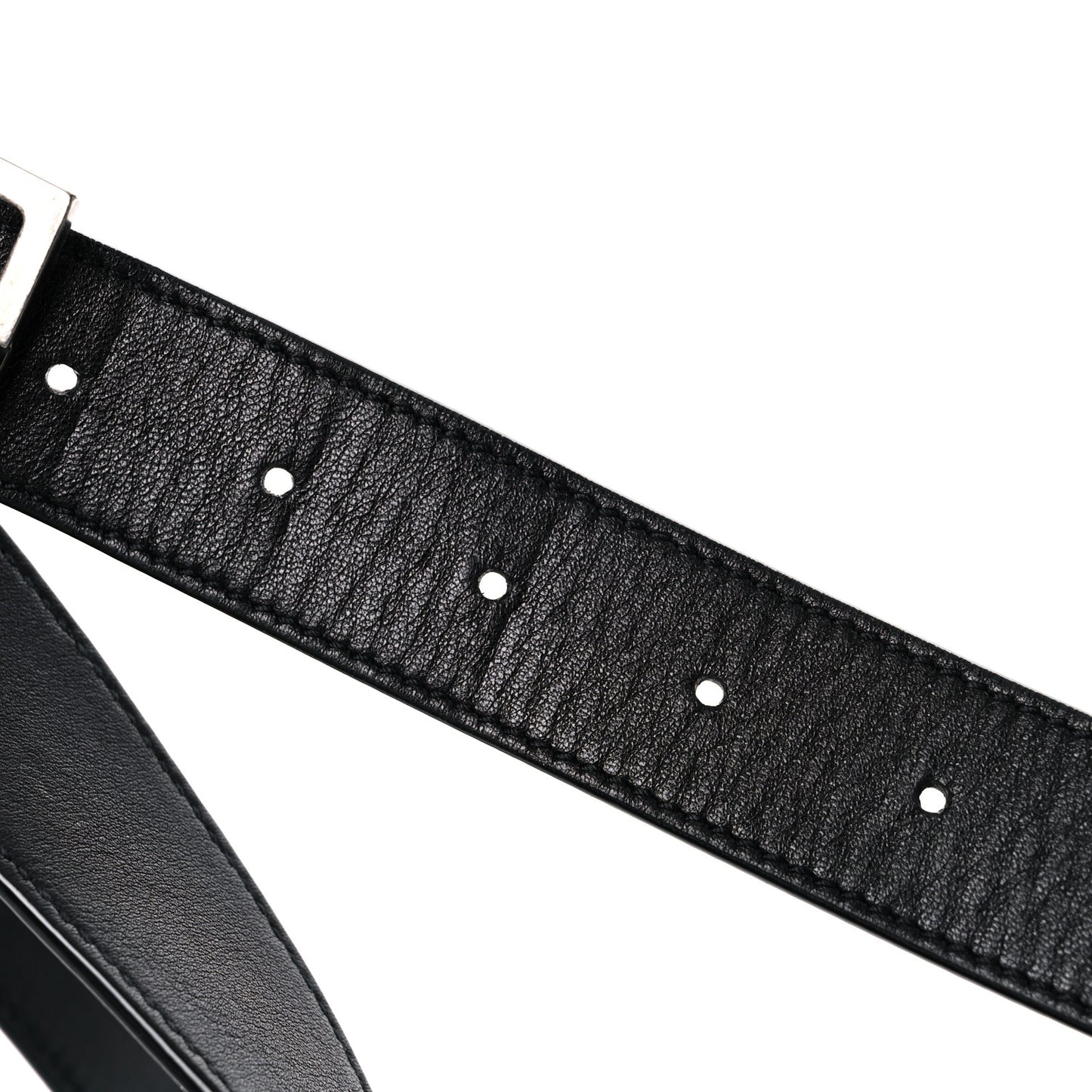 Calfskin Monogram Belt Bag Black