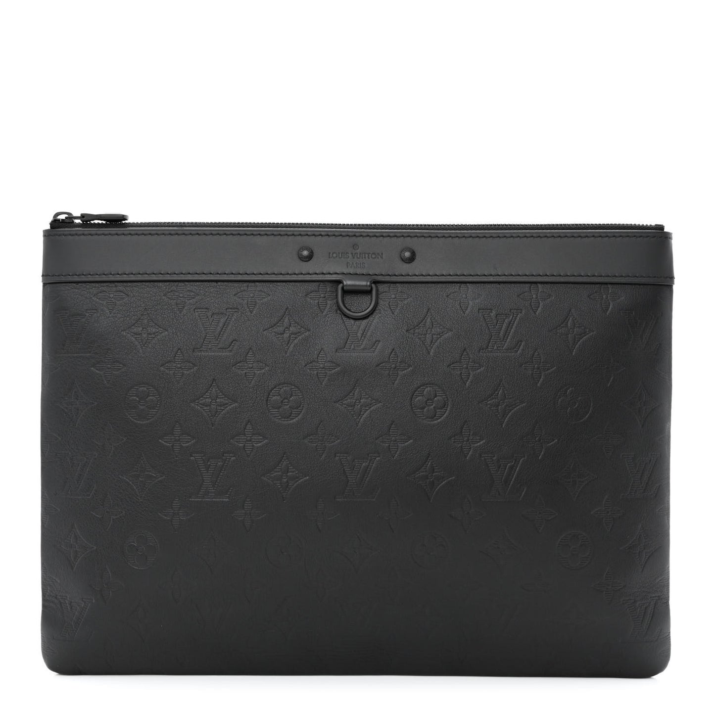 Calfskin Monogram Shadow Discovery Pochette Black
