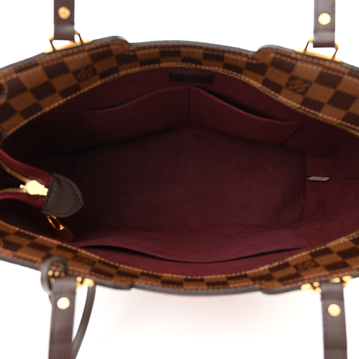 Louis Vuitton Damier Ebene Taurillon Jersey Bordeaux 5 of 10