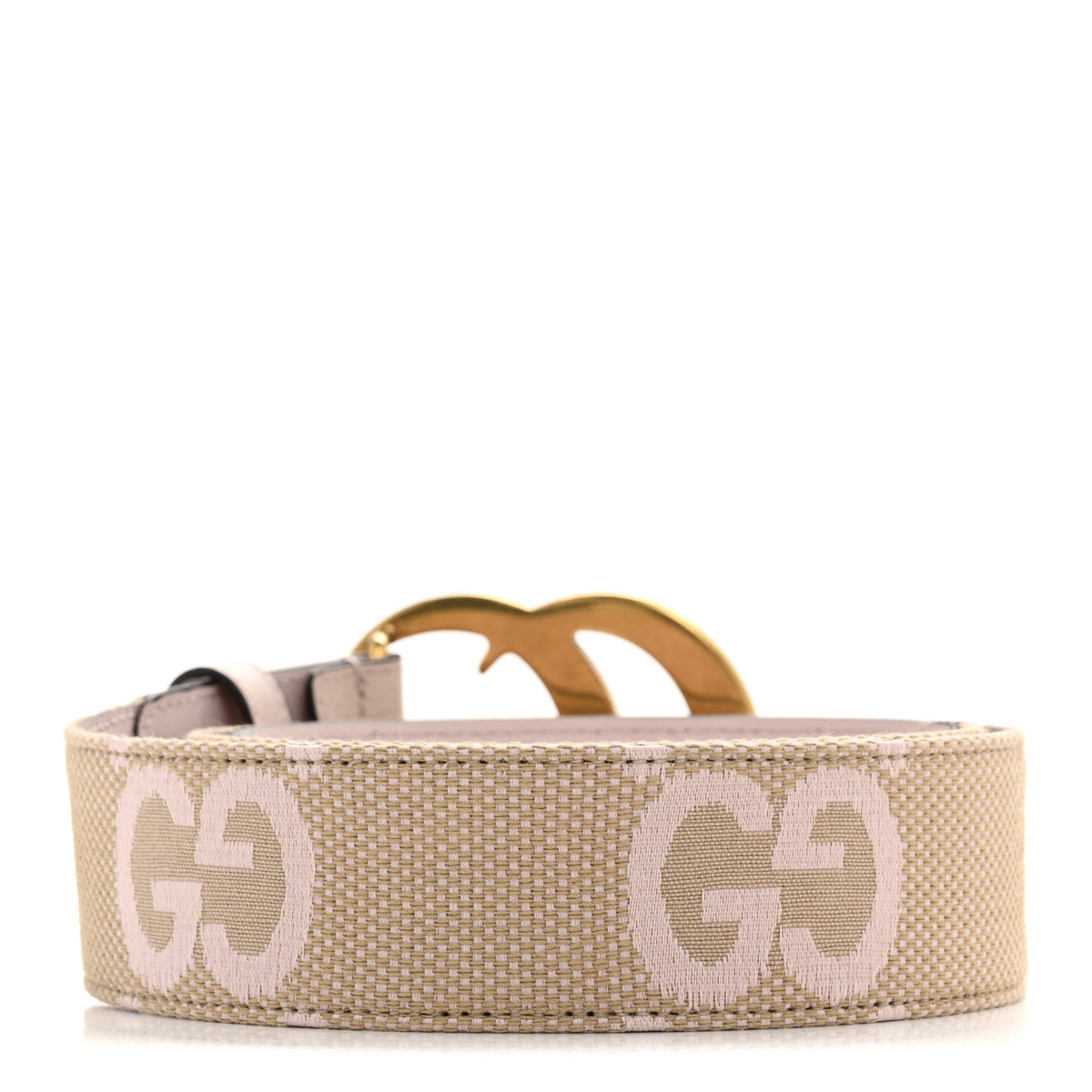 Gucci Monogram Jumbo GG Textured Dollar Calfskin Double G 