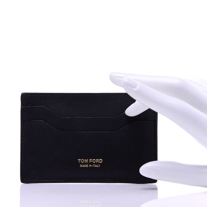 Tom Ford Calfskin Card Holder Black 2 of 8