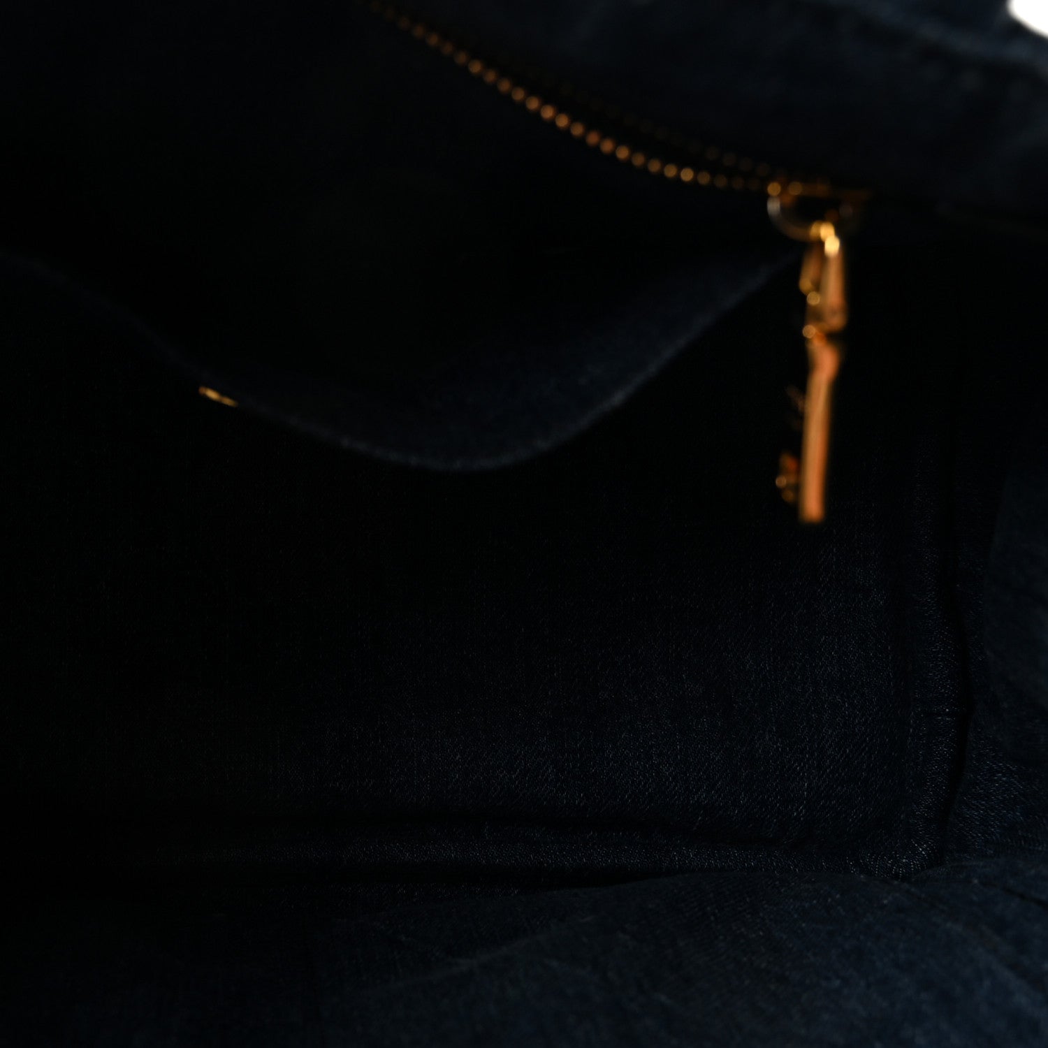 Prada Denim Small Logo Tote Bleu 5 of 9