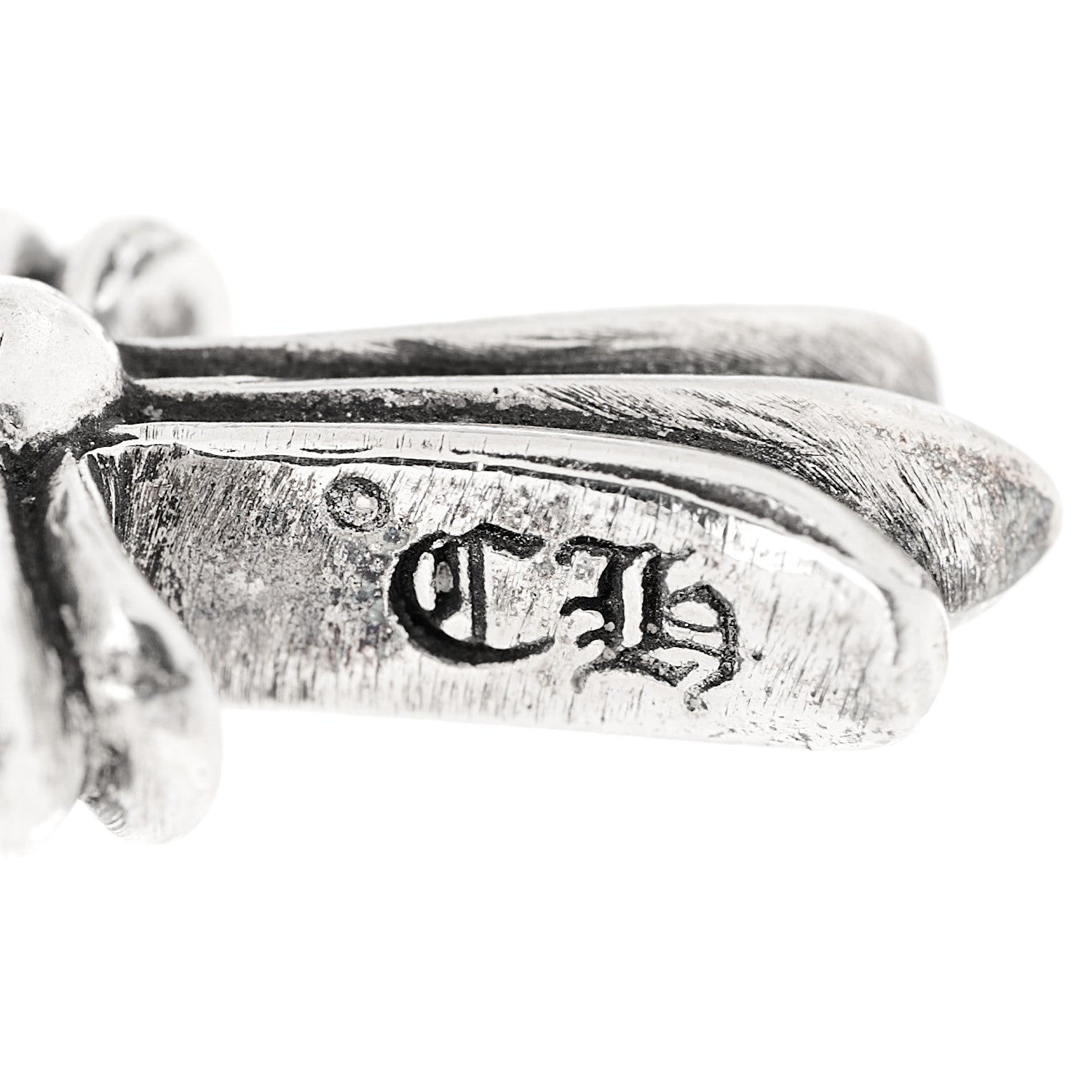 Chrome Hearts Sterling Silver Baby Fat Cross Pendant 1738850