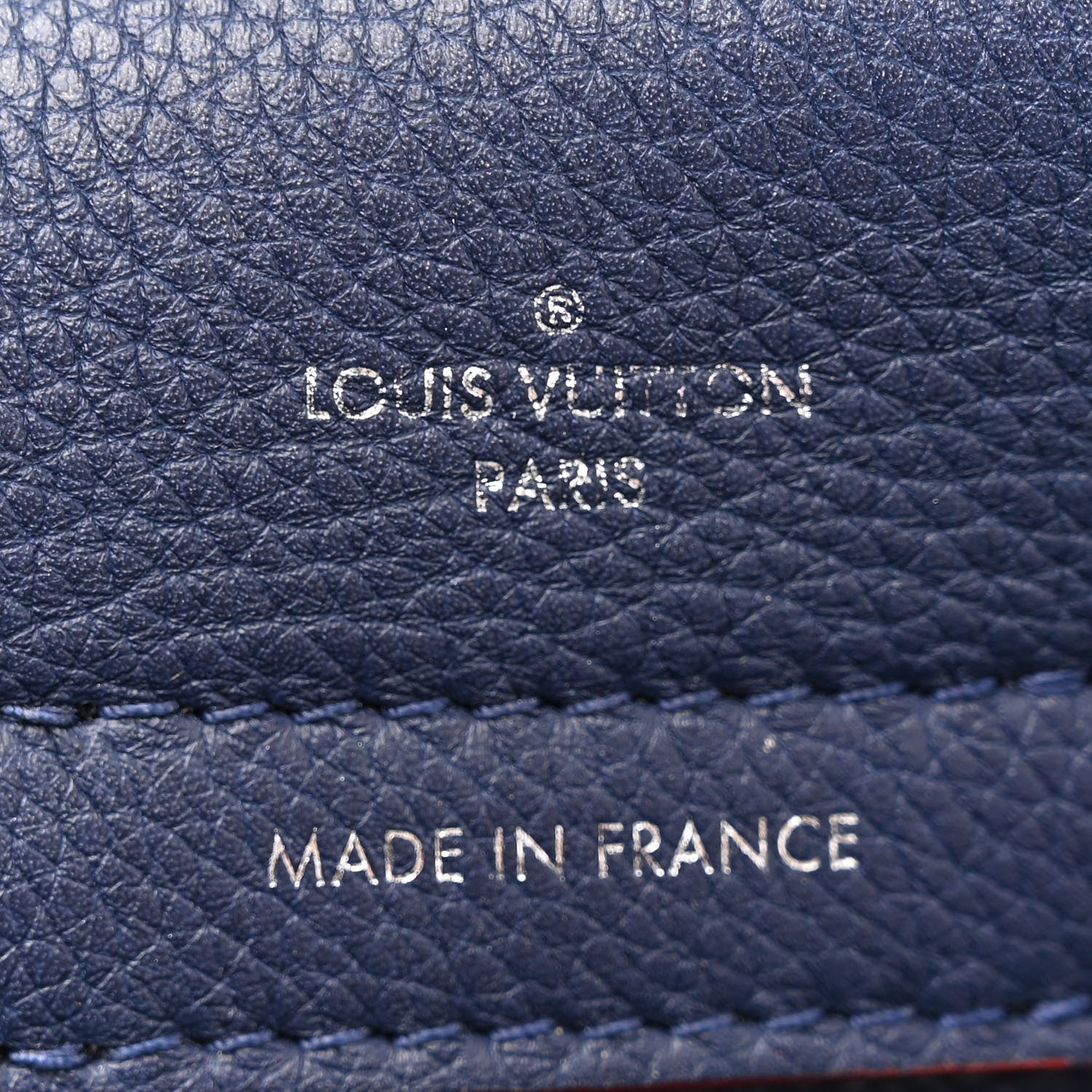 Louis Vuitton Calfskin Lockme Day Marine Rouge 6 of 22