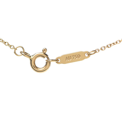 Tiffany 18K Yellow Gold Diamond Small Cross Pendant Necklace 5 of 5