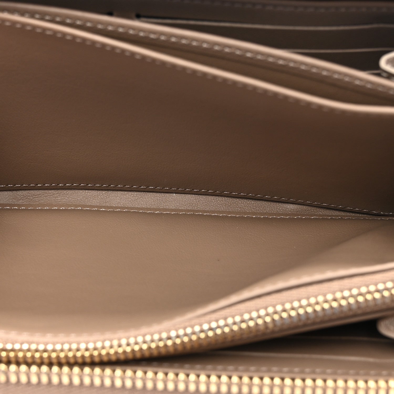 Louis Vuitton Lambskin Embossed Monogram Coussin Zippy Wallet Taupe 6 of 8