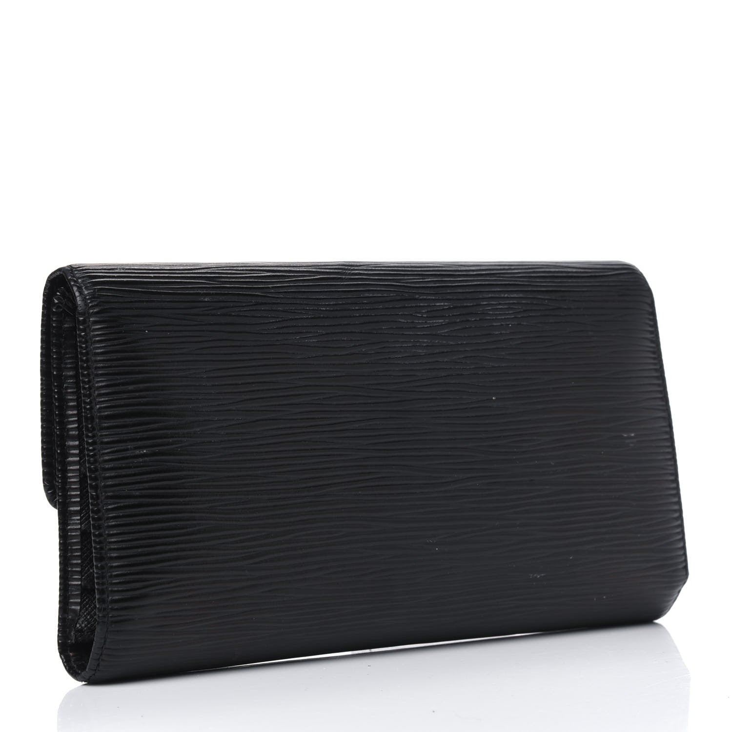 Louis Vuitton Epi Porte Tresor International Wallet Black 2 of 7