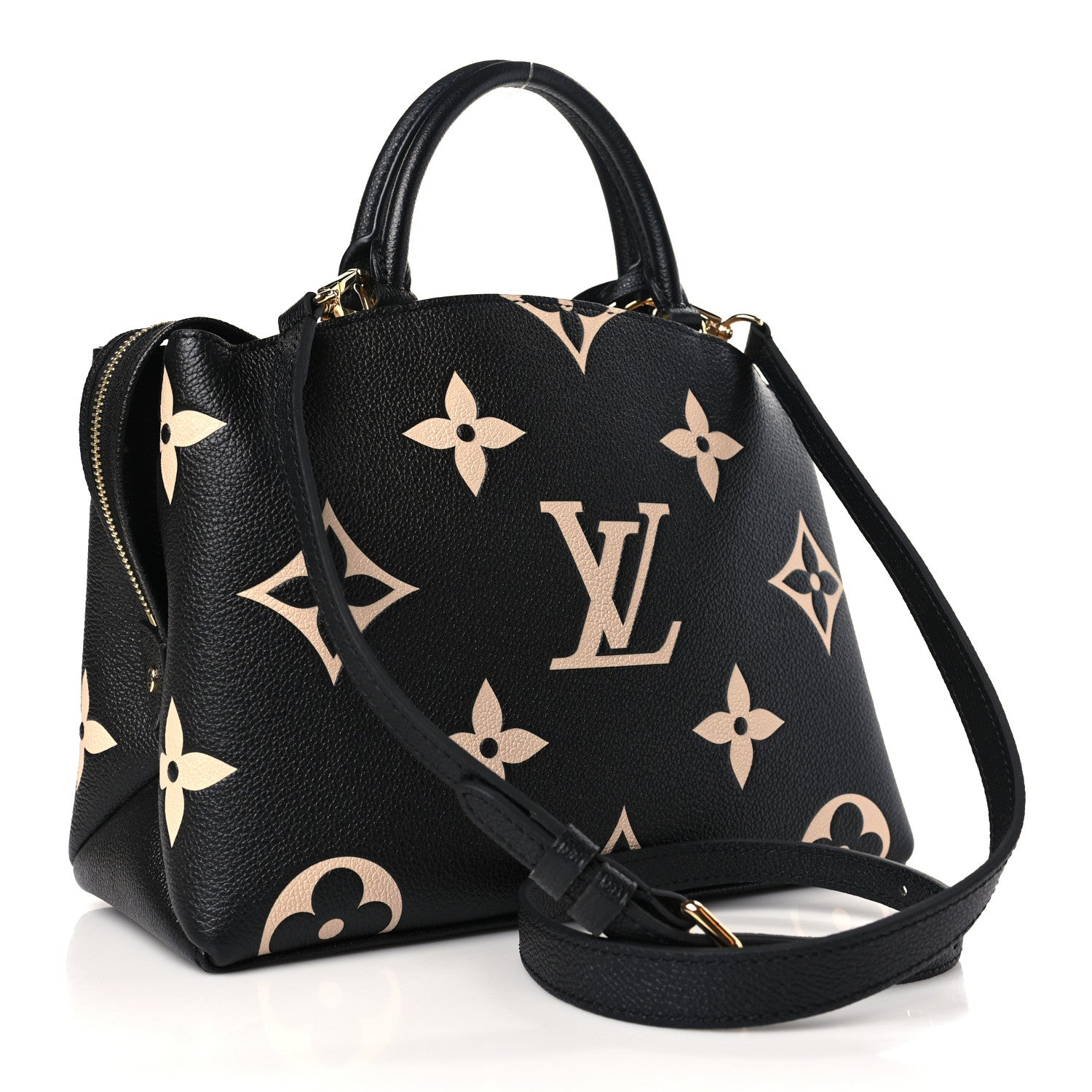 Louis Vuitton Empreinte Monogram Giant Petit Palais Black Beige 3 of 8