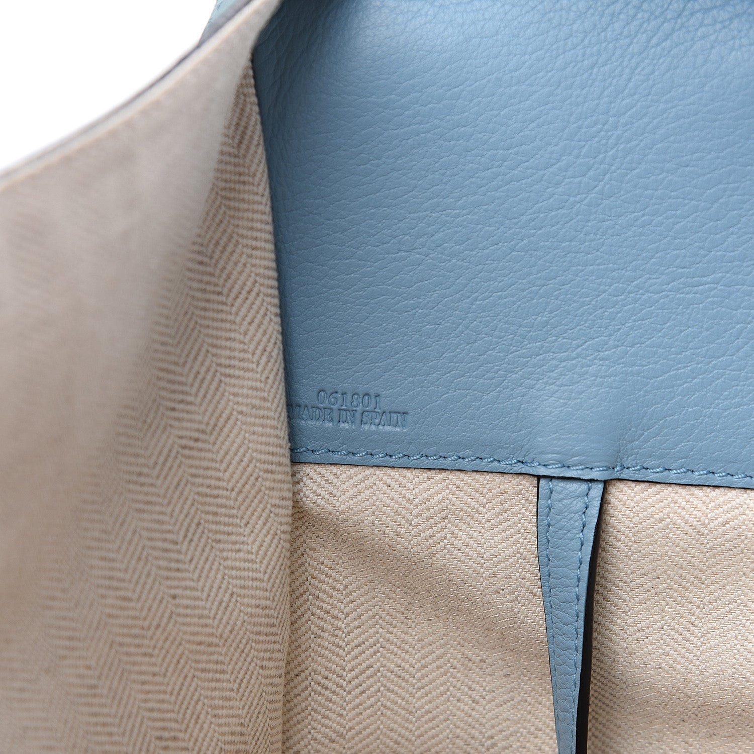 Loewe Calfskin Small Hammock Shoulder Bag Aqua Light Blue Stone 6 of 8