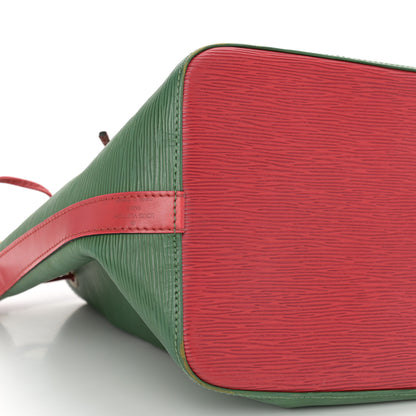 Louis Vuitton Epi Bi-Color Petit Noe Borneo Castillan Red 8 of 16