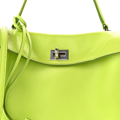 Balenciaga Natural Smooth Calfskin Mini Rodeo Top Handle Handbag Granny Apple 8 of 10