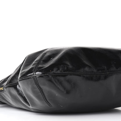 Saint Laurent Patent Tribute Tote Black 5 of 11