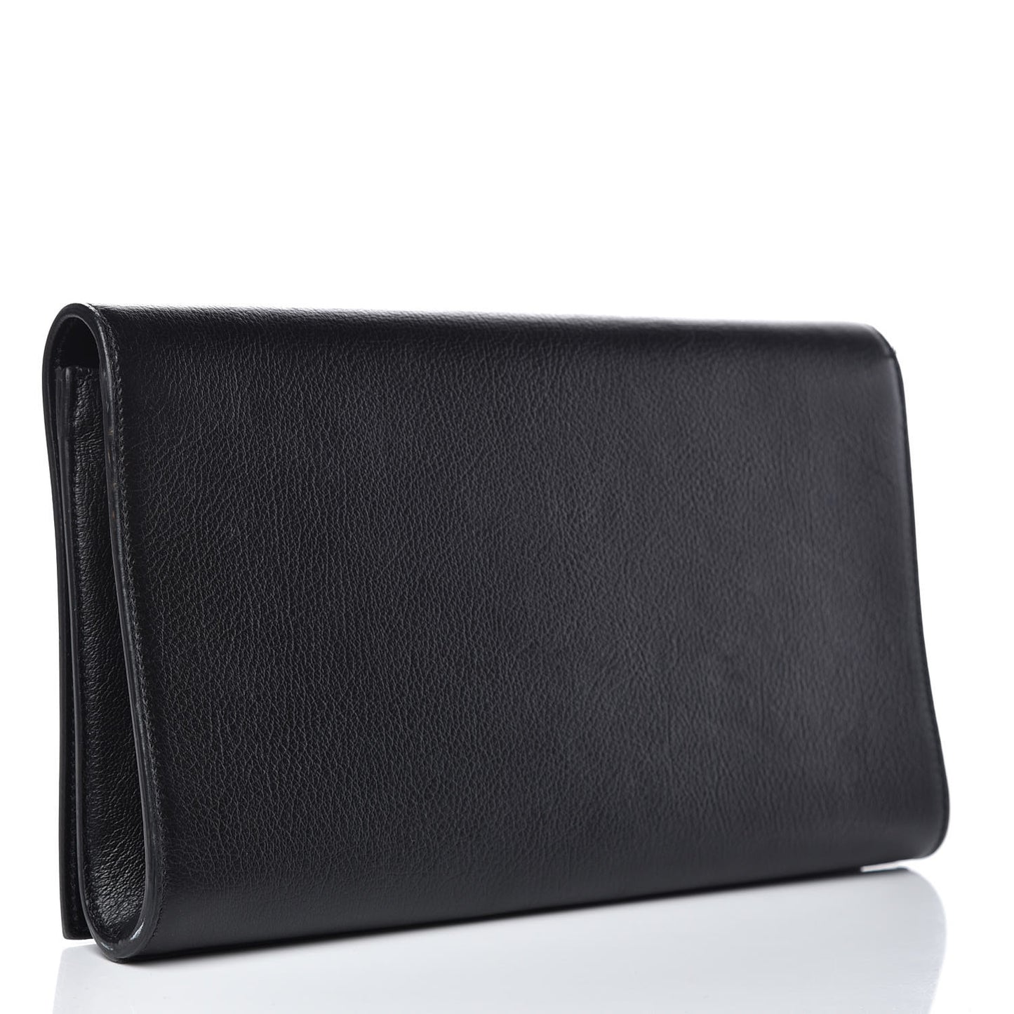 Calfskin Monogram Large Belle De Jour Clutch Black