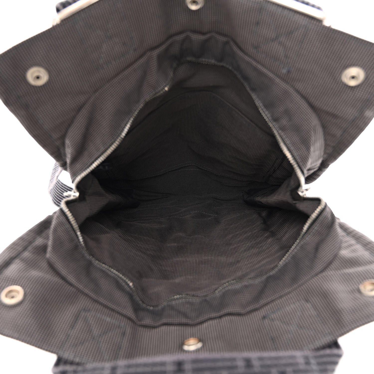Hermes Canvas Herline Backpack Grey 5 of 12