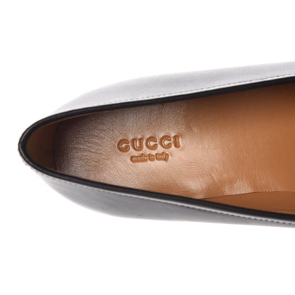 Gucci Calfskin Horsebit Mens Jordaan Loafers 12 Black 7 of 9