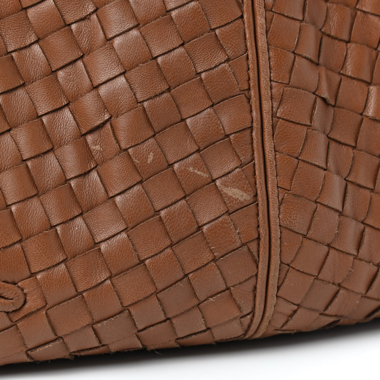 Nappa Intrecciato Ball Hobo Noce