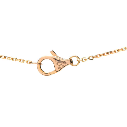 Cartier 18K Pink Yellow White Gold Pink Spinel Trinity Pendant Necklace 4 of 6