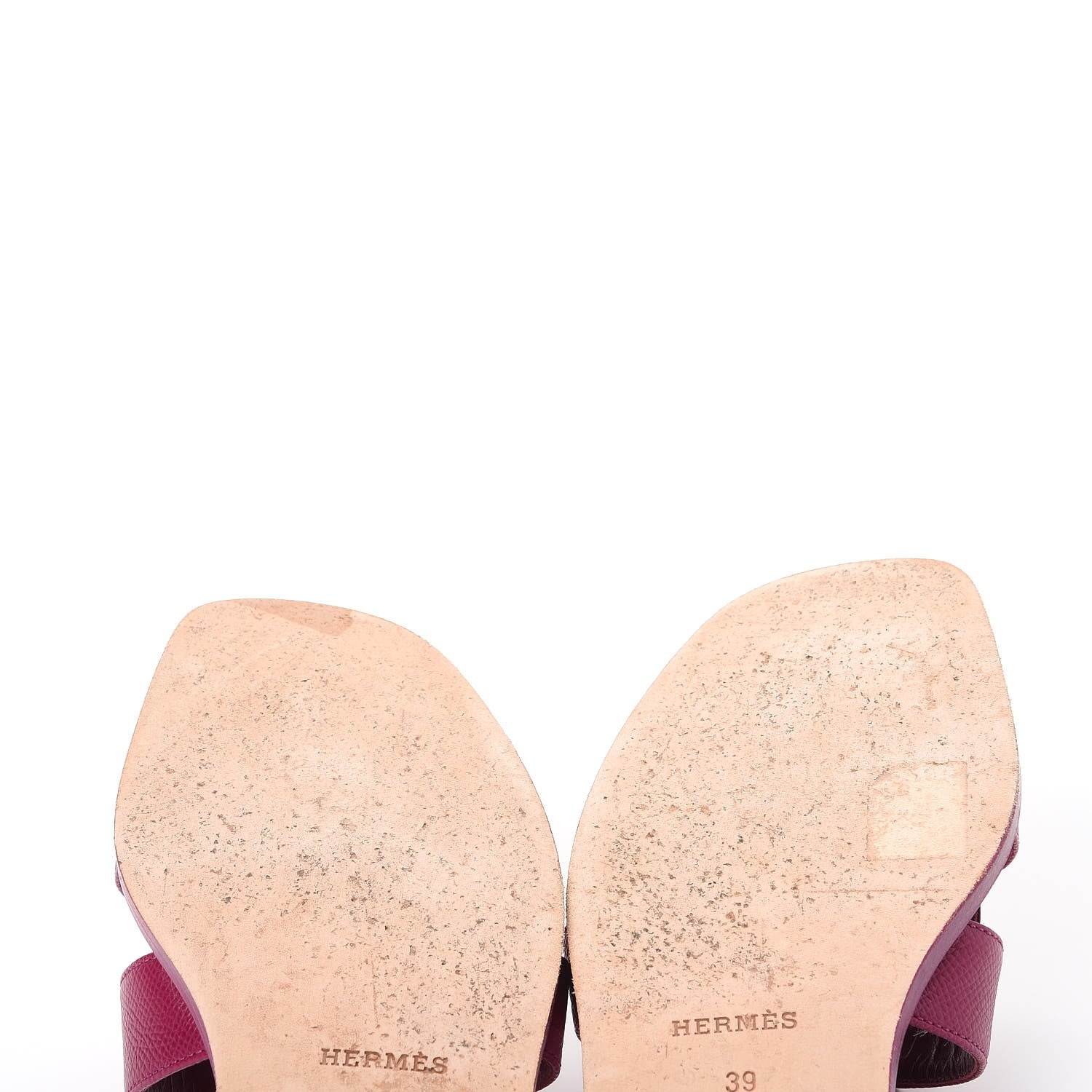 Hermes Epsom Oran Sandals 39 Pink 13 of 15
