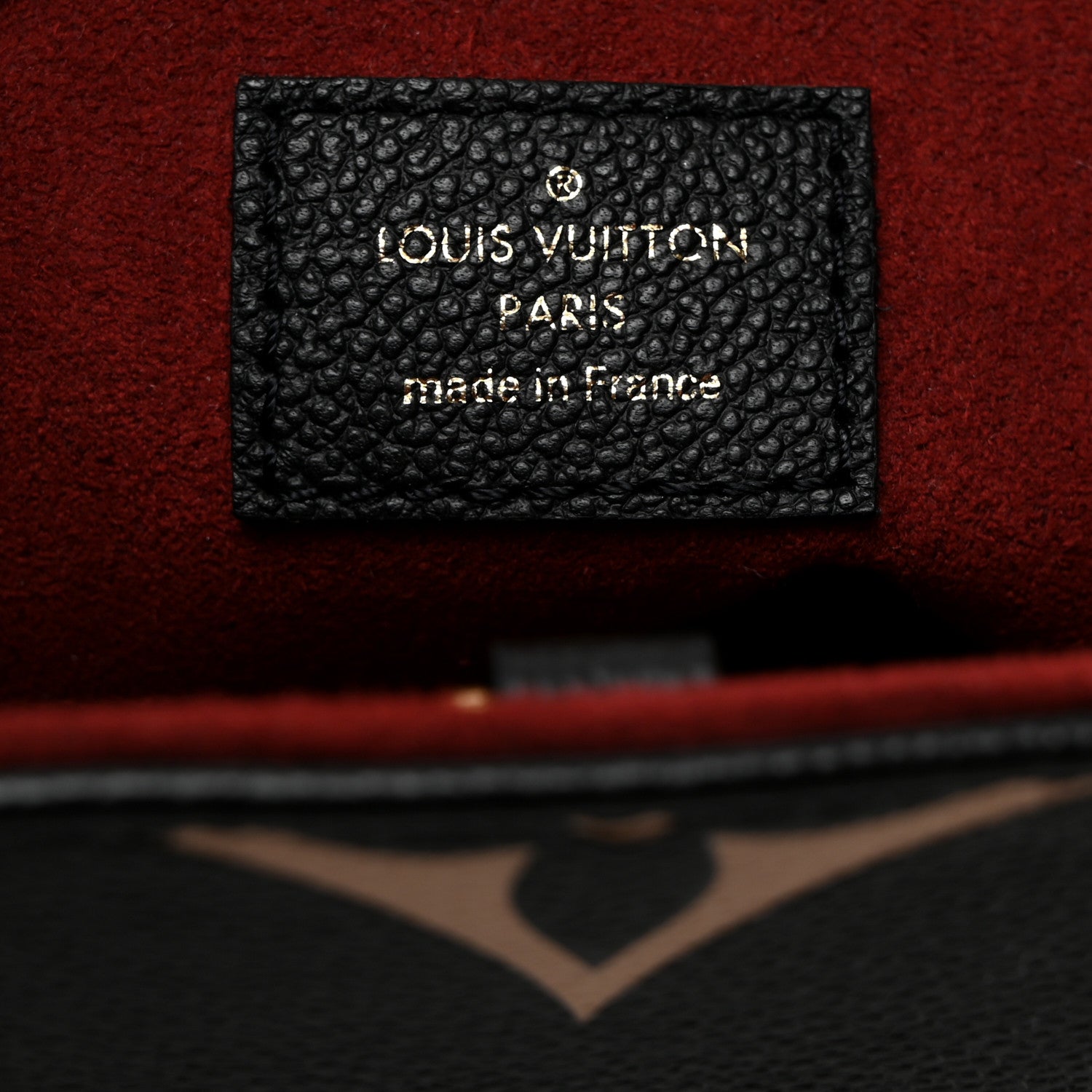 Louis Vuitton Empreinte Monogram Giant Onthego PM Black Beige 6 of 10