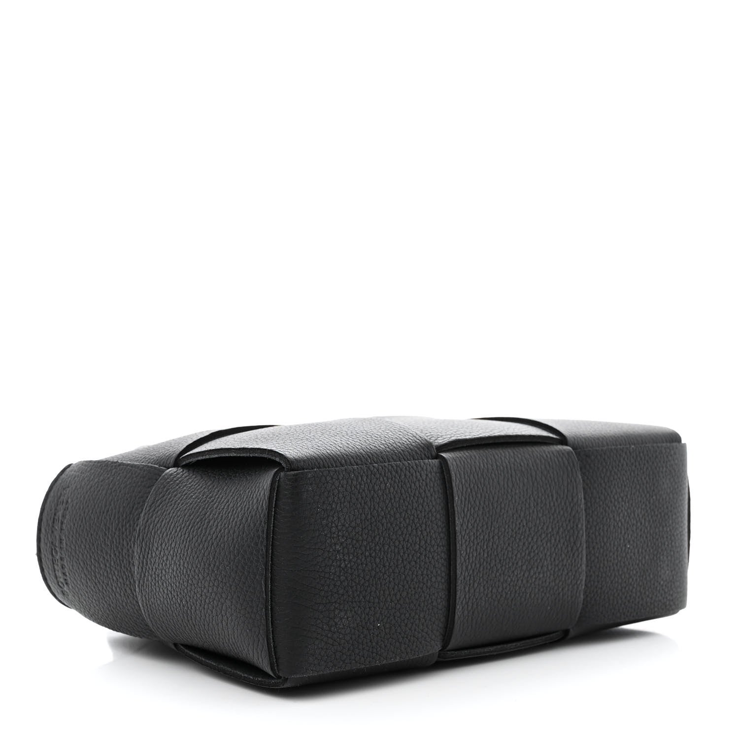 Bottega Veneta Grained Calfskin Intrecciato Candy Arco Tote Black 5 of 14