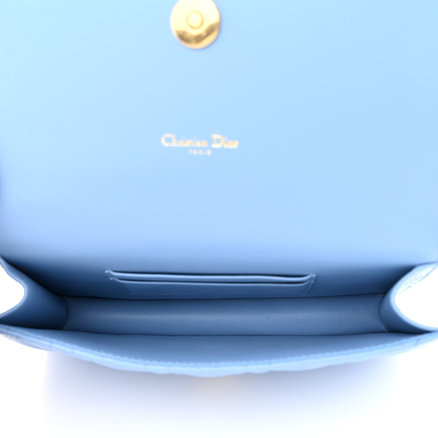 Christian Dior Supple Calfskin Caro Belt Bag Cloud Blue 5 of 11