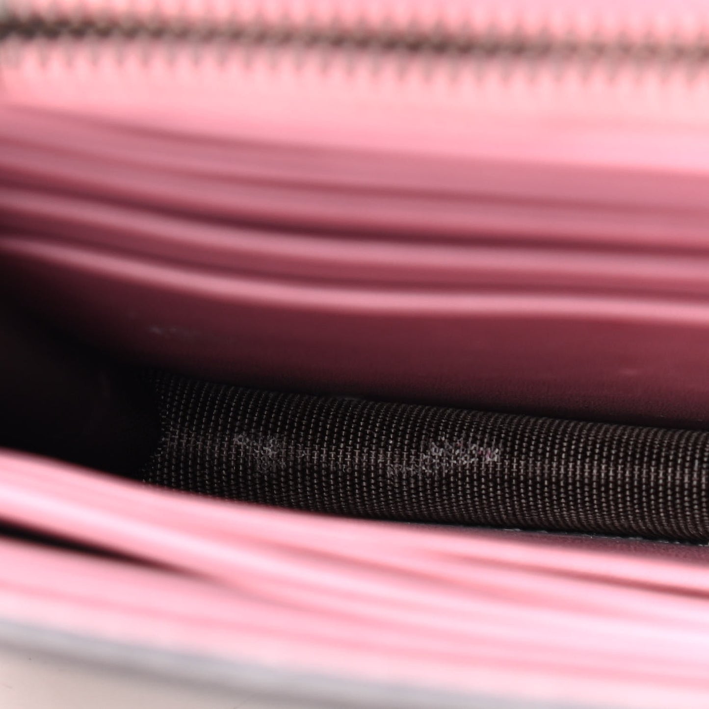 GG Supreme Monogram Mini Peony Pearly Wallet on Chain Pink