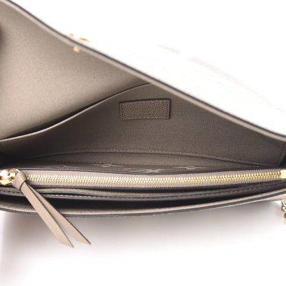 Louis Vuitton Empreinte Monogram Giant Felicie Pochette Tourterelle Creme 6 of 13