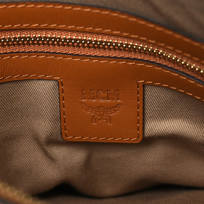 MCM Visetos Original Medium Pouch Cognac 6 of 8