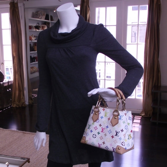 Louis Vuitton Monogram Multicolor Audra White 2 of 10