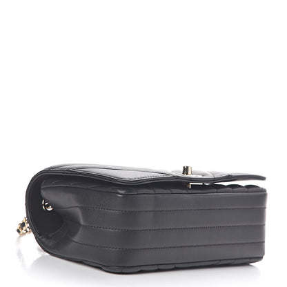 Chanel Calfskin Chevron Quilted Mini Statement Flap Black 4 of 10