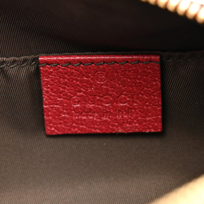 Gucci Soft GG Supreme Monogram Flora Calfskin Medium Ophidia Cosmetic Case Beige Ebony Multicolor Rosso 6 of 7