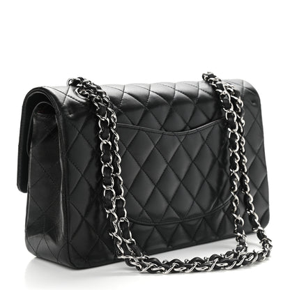 Chanel Lambskin Quilted Medium Double Flap Black 2 of 11