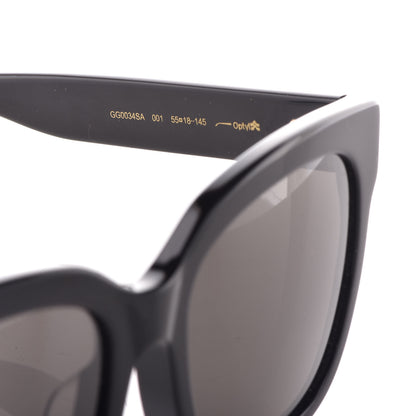 Gucci Acetate Square GG 0034SA Sunglasses Black 6 of 8