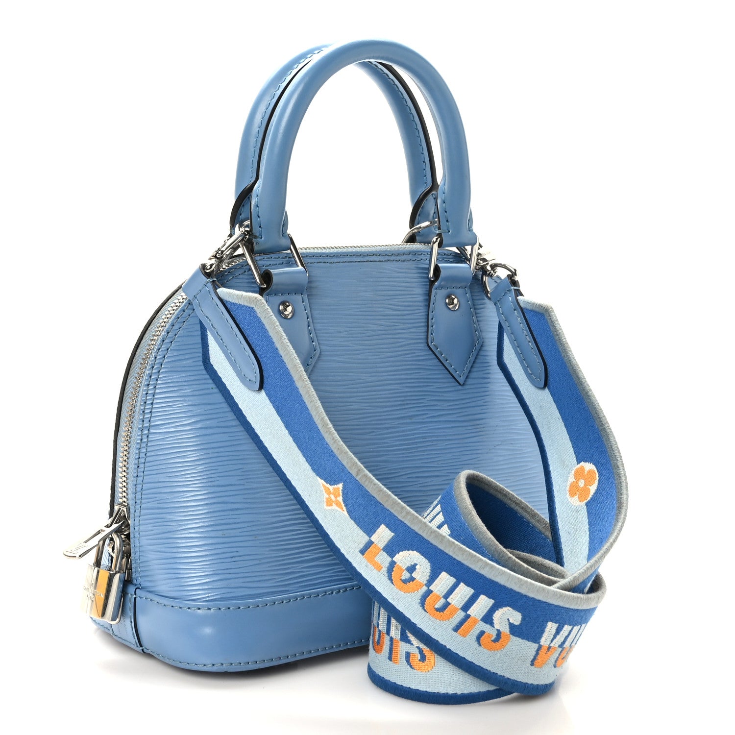 Louis Vuitton Epi Jacquard Alma BB Bleuet 3 of 9
