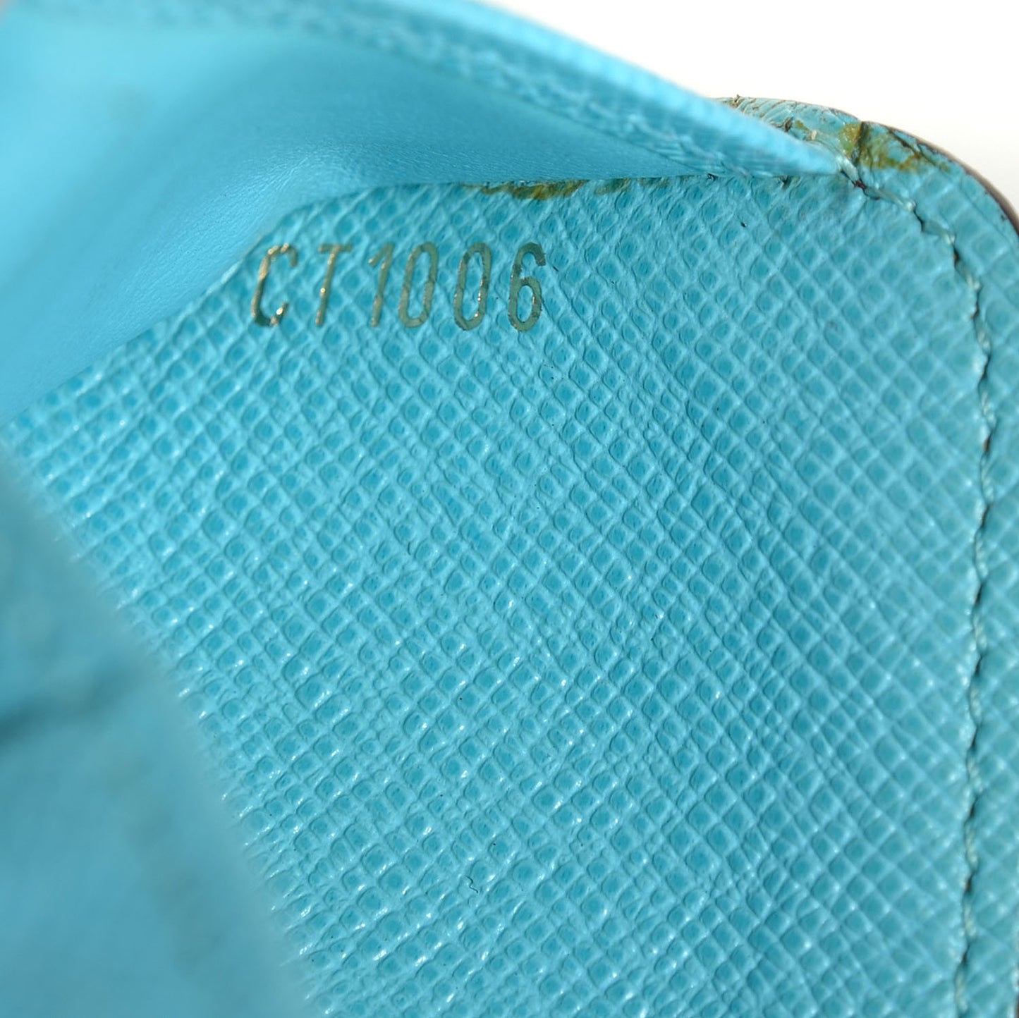 Monogram Groom Compact Zip Wallet Blue