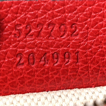 Gucci Grained Calfskin Small Logo Belt Bag Hibiscus Red 6 of 8