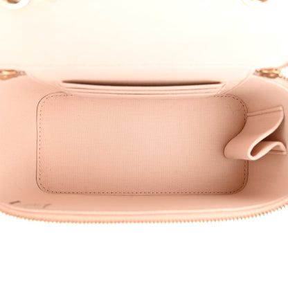 Chanel Caviar Quilted Small Vanity Case With Chain Light Pink 5 of 10