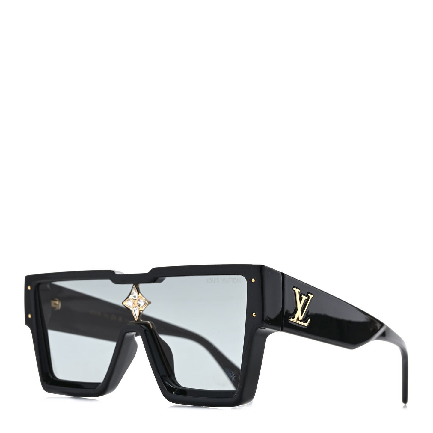 Acetate Swarovski Crystal Cyclone Sunglasses Z1578W Black