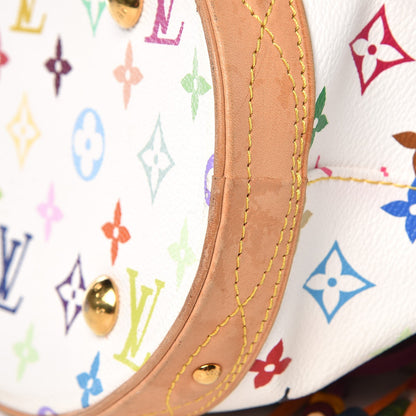 Louis Vuitton Monogram Multicolor Fringe Bucket White 11 of 11