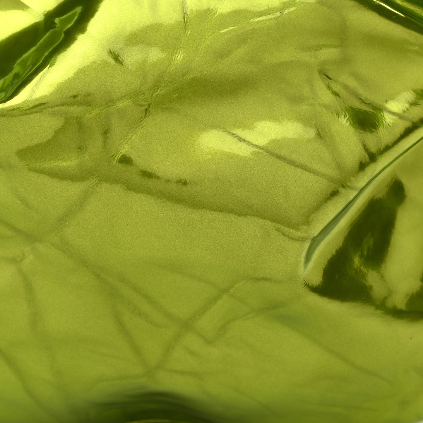 Metallic Crushed Calfskin Mini Jodie Chlorophyll