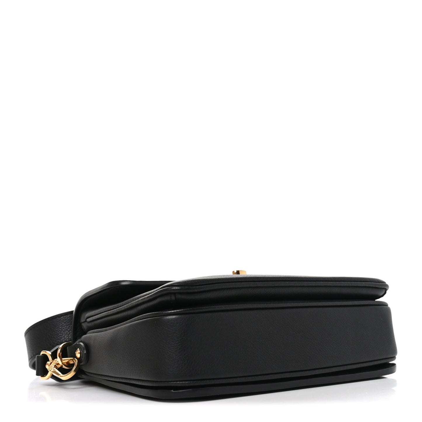 Grained Calfskin Lockme Oxford Black
