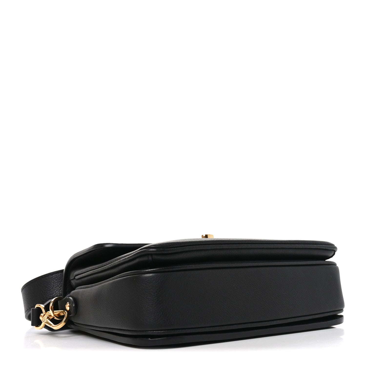 Louis Vuitton Grained Calfskin Lockme Oxford Black 4 of 10