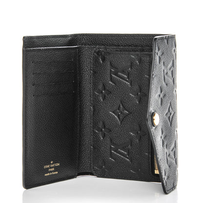 Louis Vuitton Empreinte Compact Curieuse Wallet Black 5 of 6