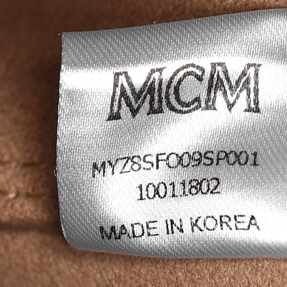 MCM Grained Calfskin Milla Double Crossbody Bag Spike Silver 13 of 13