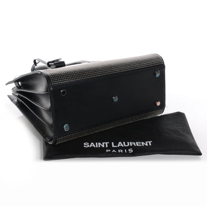 Saint Laurent Studded Leather Small Sac de Jour Carryall Black 4 of 8
