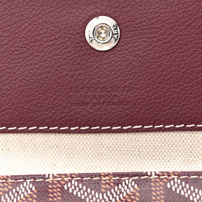 Goyard Goyardine Boheme Hobo Burgundy 8 of 12