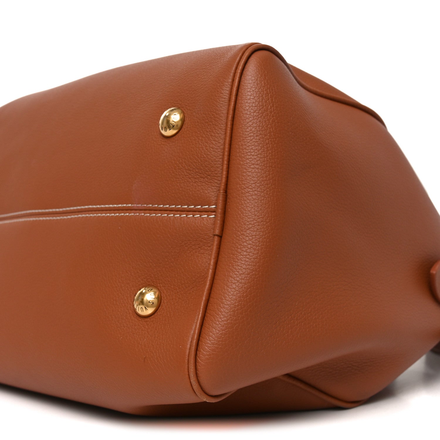 Louis Vuitton Grained Calfskin Low Key Speedy 30 Cognac 9 of 9