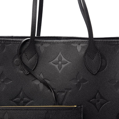 Louis Vuitton Empreinte Monogram Giant Neverfull MM Black 11 of 12