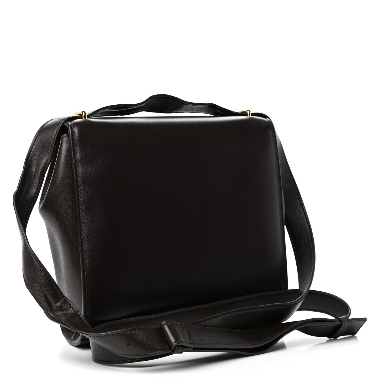 Box Calfskin Nappa Clip Bag Fondant